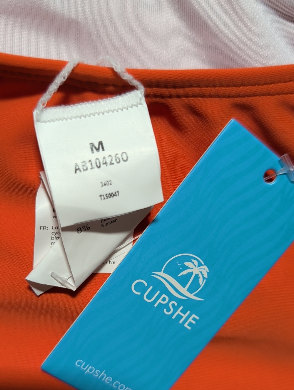 Cupshe Bright Day Shirring Tummy Control One Piece Swimsuit - Picture 7 of 9